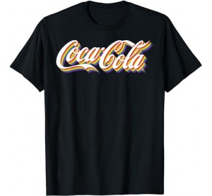 Coca Cola Pride Rainbow Logo Stack T-Shirt